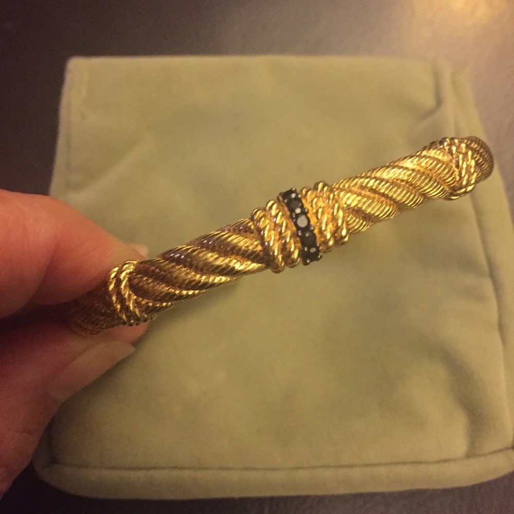 Judith Ripka Gold Over Sterling Bracelet. NWOT.
